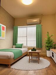 第4ナミキハイム 202 2階1Kのリビング/ダイニング