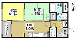 間取図画像 2DK
