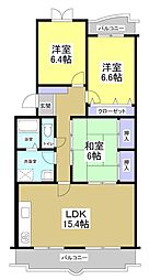 プライムステージ・飯田 3LDKの間取図画像