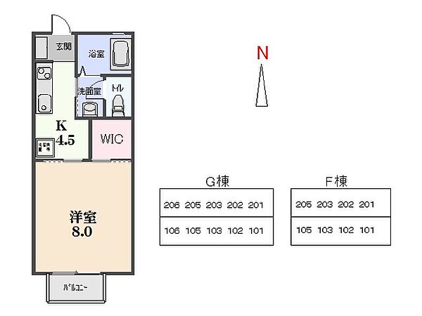 同じ建物の物件間取り写真 - ID:210002382188