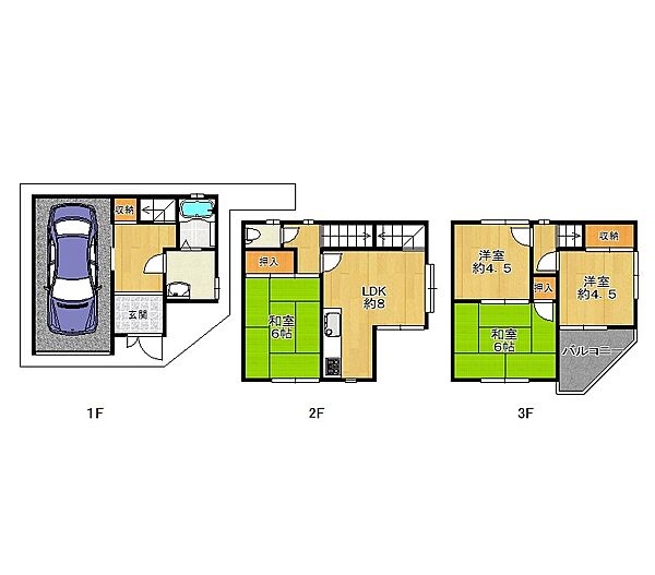 間取り：327001546837