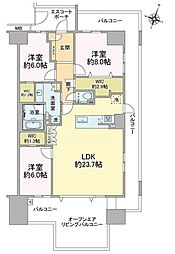 ヴェレーナシティ千葉ニュータウン中央アリーナ 3LDKの間取図画像