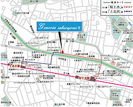 ジェノヴィア桜上水II 603 ｜ 東京都杉並区下高井戸4丁目5（賃貸マンション1K・6階・20.73㎡） その4