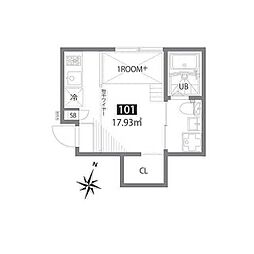 東高円寺アパートメント 1階/101