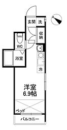 スタイルレジデンス高円寺 ワンルームの間取図画像