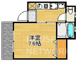 叡山電鉄叡山本線 茶山・京都芸術大学駅 徒歩6分の賃貸マンション 1階1Kの間取り