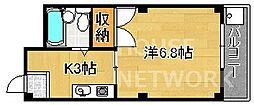 メゾンタニ 1Kの間取図画像