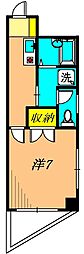 HETOWNBILL 1Kの間取図画像