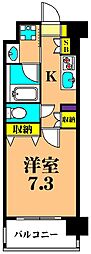 ATGPark東品川 1Kの間取図画像