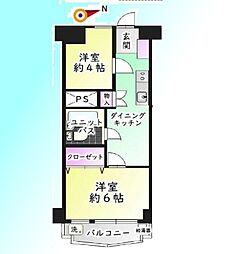 間取図画像 2DK
