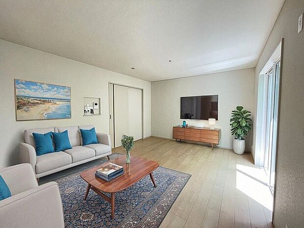 CGで家具を配置しております。家具配置のイメージにご覧ください。