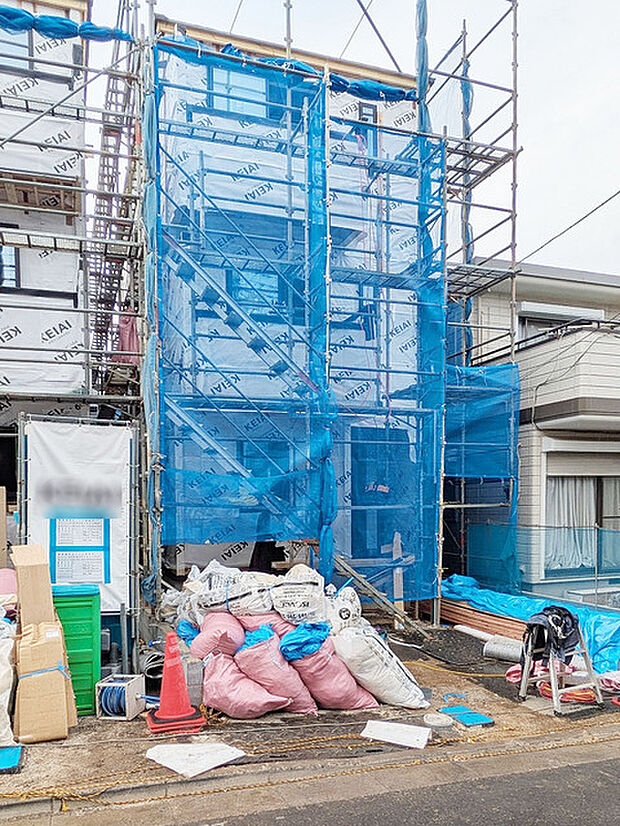 現地建築中写真