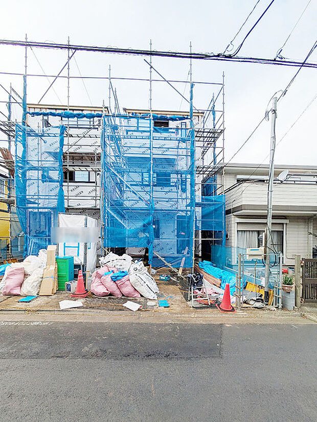 現地建築中写真