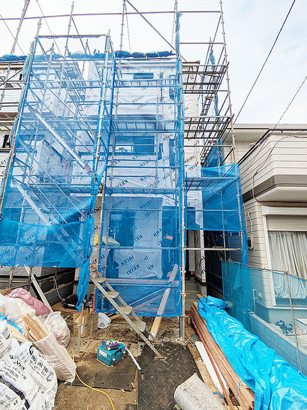 現地建築中写真