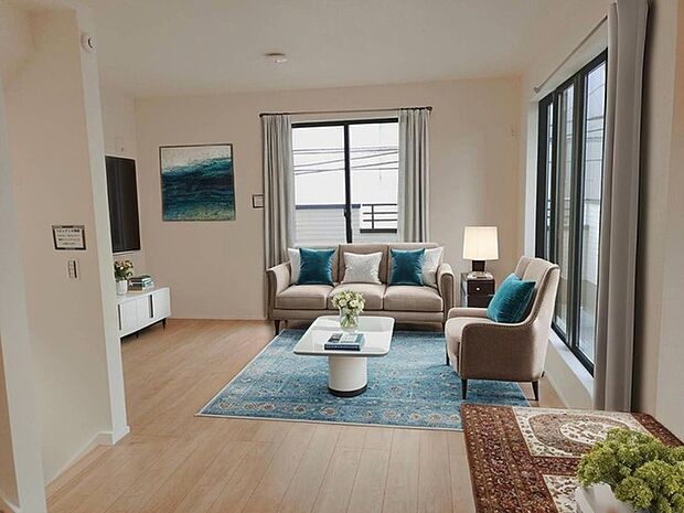 CGで家具を配置しております。家具配置のイメージにご覧ください。