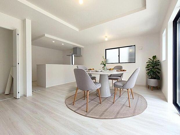 CGで家具を配置しております。家具配置のイメージにご覧ください。