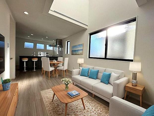 CGで家具を配置しております。家具配置のイメージにご覧ください。