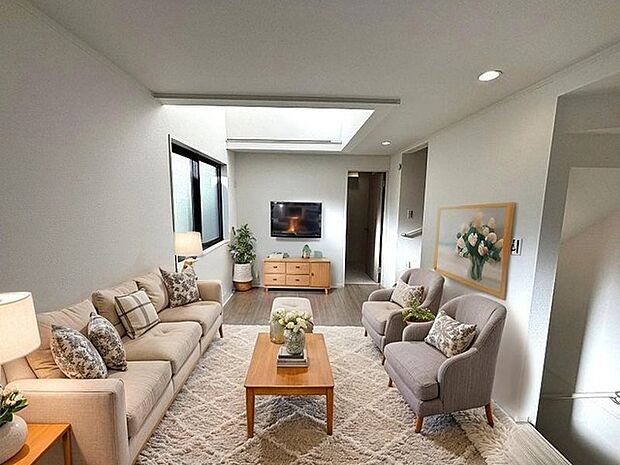 CGで家具を配置しております。家具配置のイメージにご覧ください。