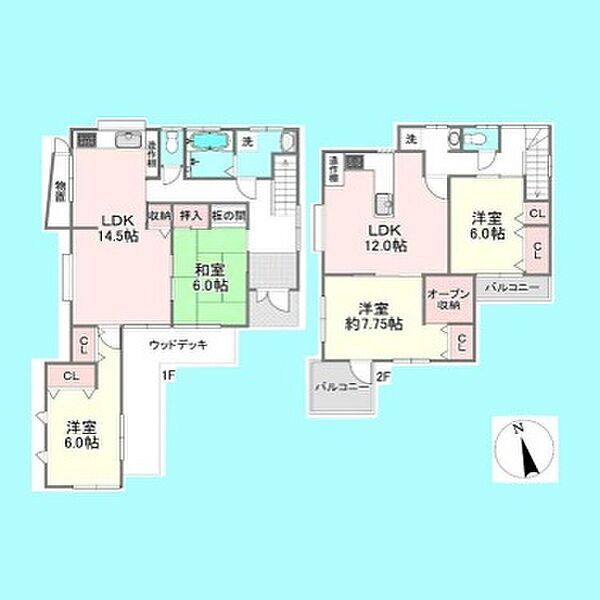 間取りを拡大表示