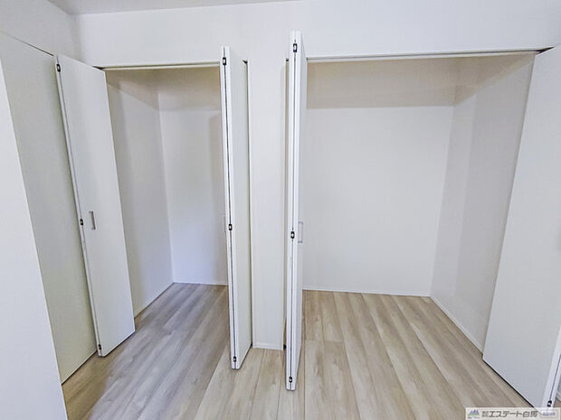 大容量の収納スペースで住空間もスッキリ広々。 