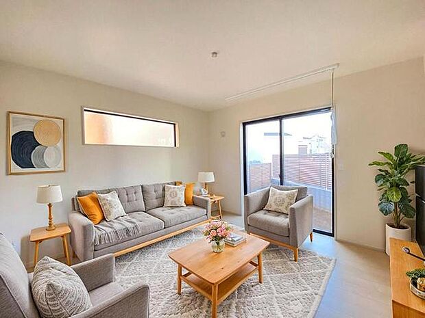 CGで家具を配置しております。家具配置のイメージにご覧ください。