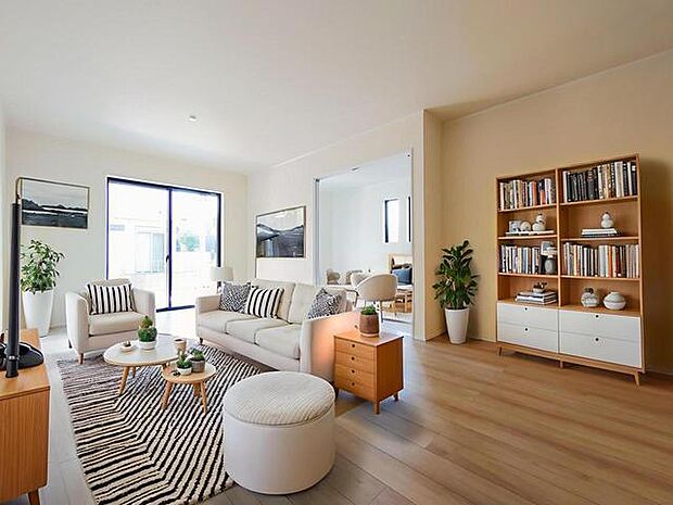 CGで家具を配置しております。家具配置のイメージにご覧ください。