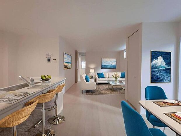 CGで家具を配置しております。家具配置のイメージにご覧ください。