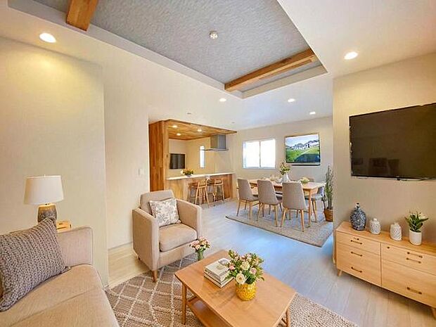 CGで家具を配置しております。家具配置のイメージにご覧ください。 