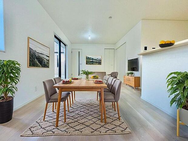 CGで家具を配置しております。家具配置のイメージにご覧ください。 