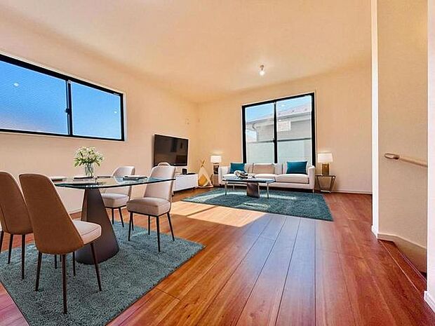 CGで家具を配置しております。家具配置のイメージにご覧ください。