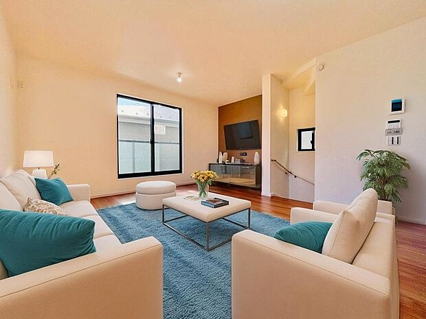 CGで家具を配置しております。家具配置のイメージにご覧ください。