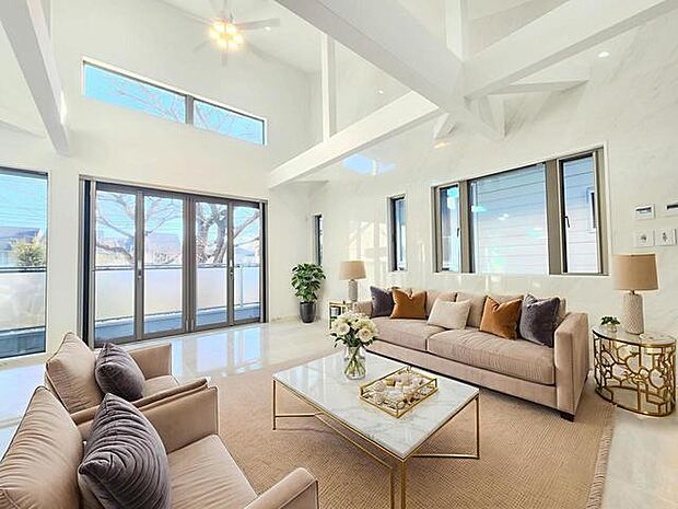 CGで家具を配置しております。家具配置のイメージにご覧ください。