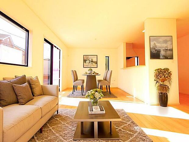 CGで家具を配置しております。家具配置のイメージにご覧ください。