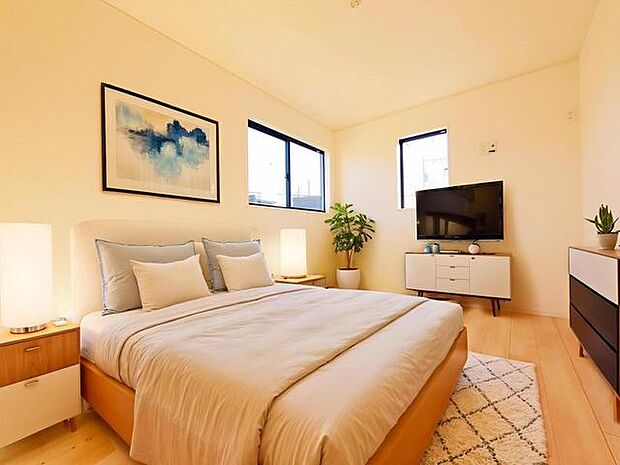 CGで家具を配置しております。家具配置のイメージにご覧ください。