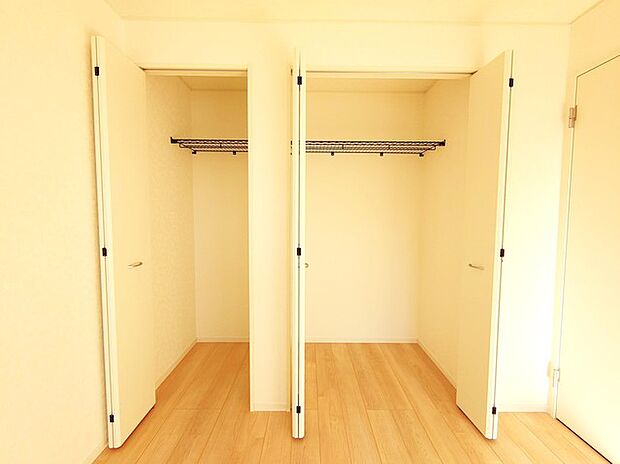 部屋に設けた収納は、住みやすさへのこだわり。