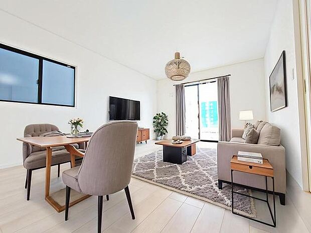 CGで家具を配置しております。家具配置のイメージにご覧ください。