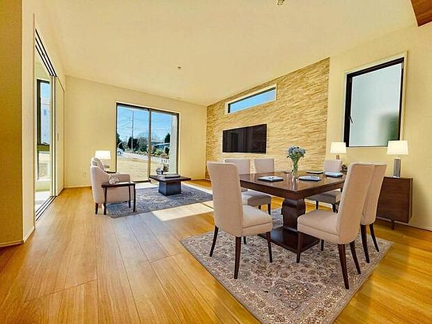 CGで家具を配置しております。家具配置のイメージにご覧ください。 