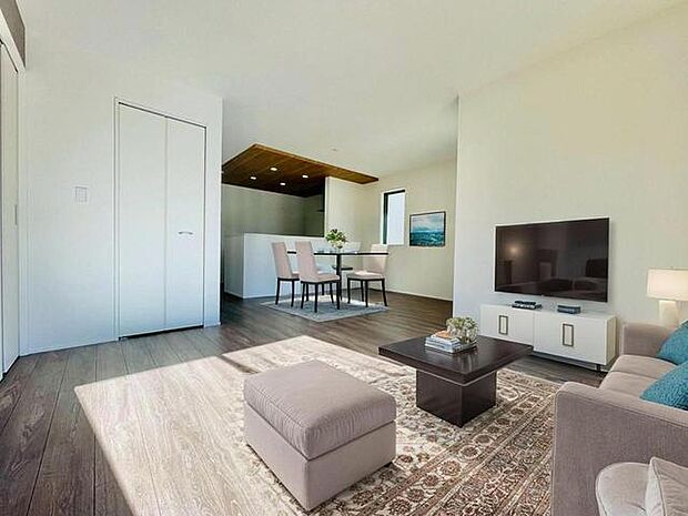 CGで家具を配置しております。家具配置のイメージにご覧ください。 