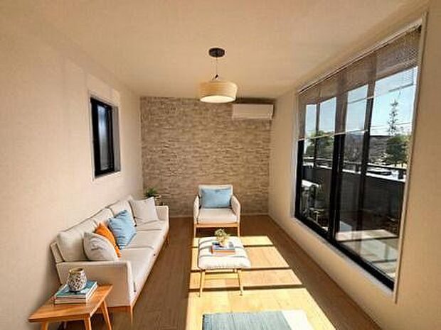 CGで家具を配置しております。家具配置のイメージにご覧ください。