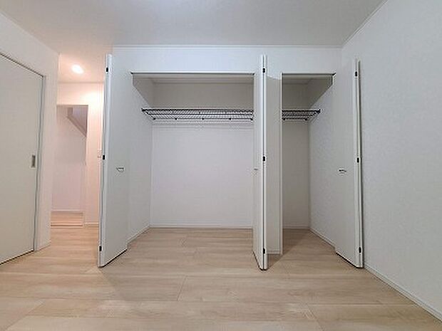 大容量の収納スペースで住空間もスッキリ広々。 