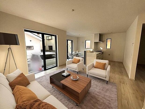 CGで家具を配置しております。家具配置のイメージにご覧ください。 