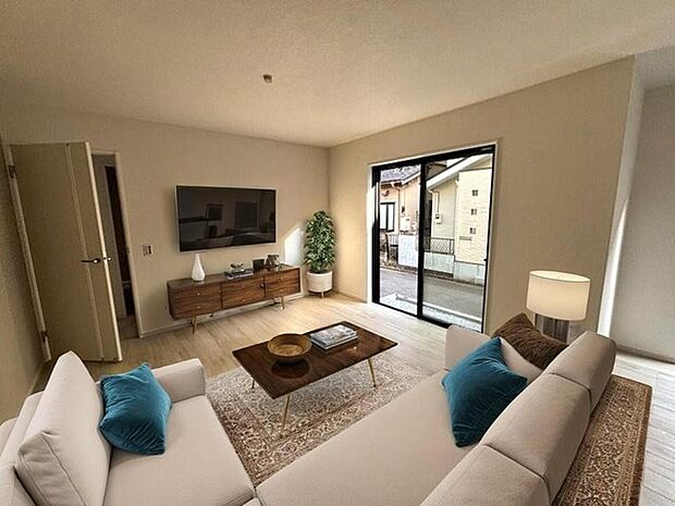 CGで家具を配置しております。家具配置のイメージにご覧ください。 