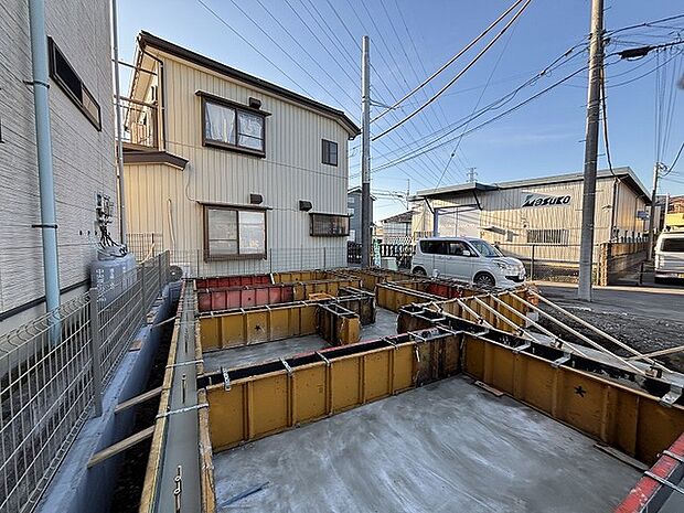 現地基礎工事写真