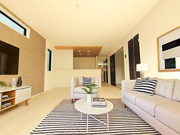 CGで家具を配置しております。家具配置のイメージにご覧ください。