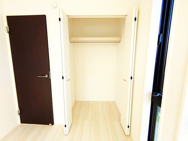 部屋ごとに設けた収納は、住みやすさへのこだわり。 