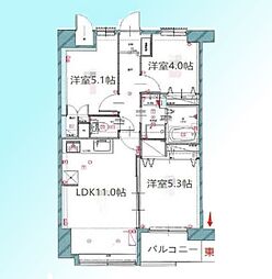 間取図画像 3LDK