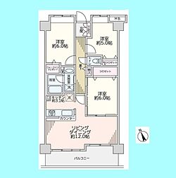 間取図画像 3LDK