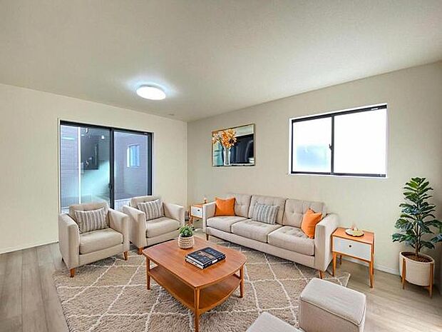 CGで家具を配置しております。家具配置のイメージにご覧ください。