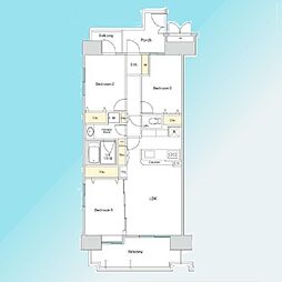 間取図画像 3LDK