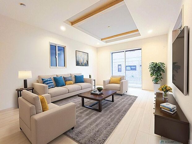 CGで家具を配置しております。家具配置のイメージにご覧ください。 